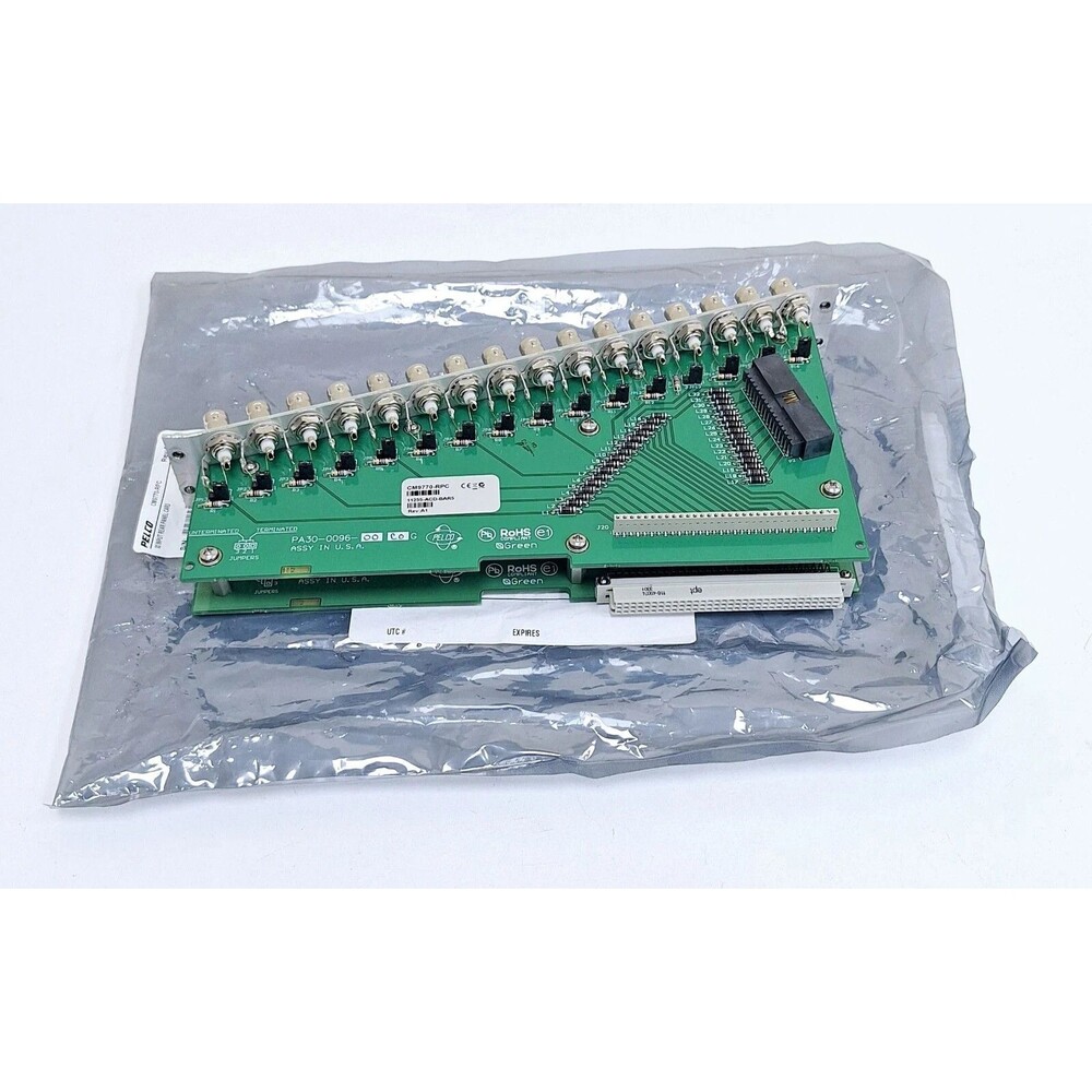 Pelco CM9770-RPC 32 Input Rear Panel Card CCTV Matrix Switch USA